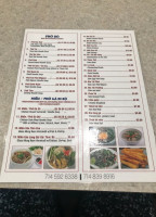 Phở Nguyễn Huệ menu