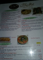 Phuket Thai Cuisine menu