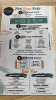 Pop Pie Co. menu