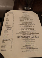 Piranha Killer Sushi menu