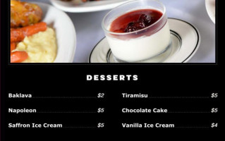 Pom Olive menu