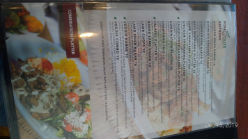 Pom Olive menu
