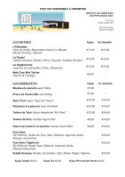 Pom Olive menu