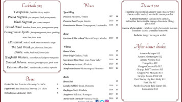 Poesia menu