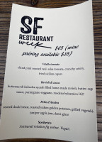 Poesia menu