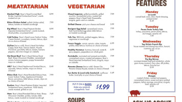 Rhino Market Deli menu