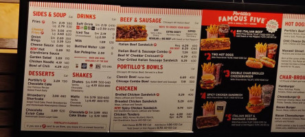 Portillo’s Indianapolis-in menu