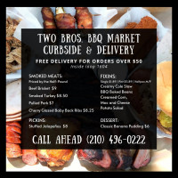 Alamo Bbq Company menu