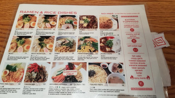 Rai Rai Ken menu