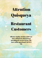 Quisqueya menu