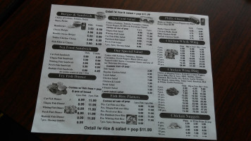 Pokehana menu