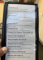 Shanghai Bun menu