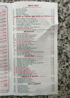 Eastern menu