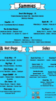 Stuggy's Sandwich Shop menu