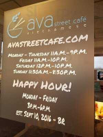 Thawan Thai menu