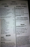 Ye Olde College Inn menu