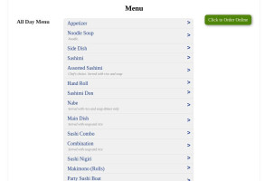 Dama Restaurant menu