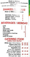 Taco Delite menu
