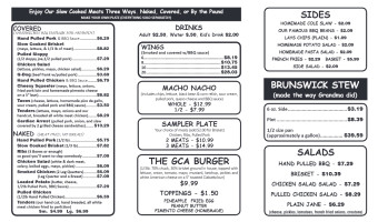 J3 Bbq Homemade Ice Cream menu