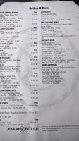 Black Bottle Brewery menu