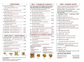 Johnny D's 49th Street Cafe menu