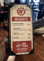 Blackfinn American Saloon menu