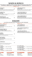 Punta Cana Bistro menu