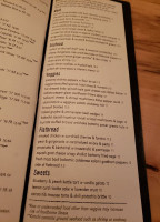 Black Bottle menu