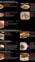 Beque Korean Grill menu