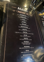 Agami Contemporary Sushi menu