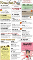 Buffalo Gap Saloon & Eatery menu