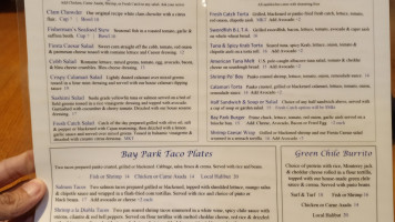 Mayfly Tavern menu