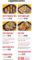 Boiling Point menu