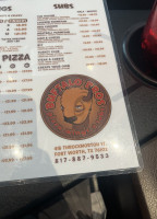 BUFFALO BROS menu