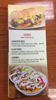 Alex's Pizza Kitchen menu