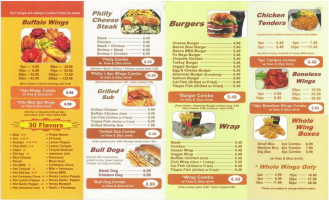 America's Best Wings Indian Head Hwy menu