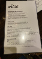 Alza Osteria menu