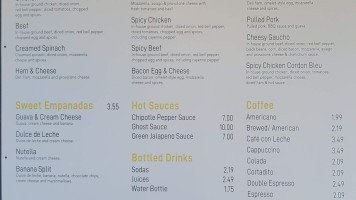 Half Moon Empanadas LLC menu