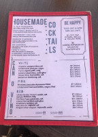 The Flying Horse Taproom menu