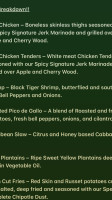 Ena's Caribbean Kitchen menu