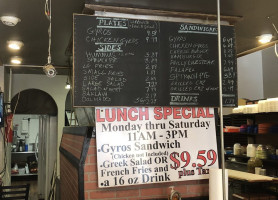 Gyros And Shish Kabob menu