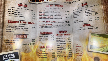 Dale's BBQ House menu