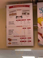 Krispy Kreme menu