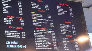 Burger King menu