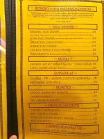 Sonic Drive-in menu