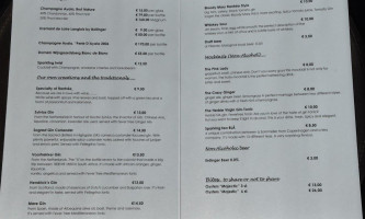 Costas menu