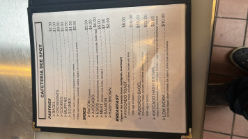 Cajun Tailgators menu