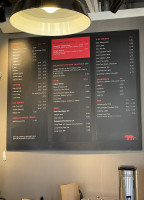 Equator Coffees menu