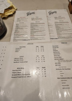 Grains menu