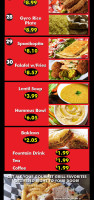 George's Gourmet Grill menu